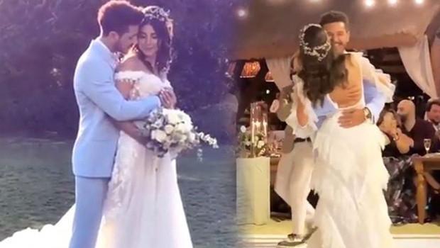 Deniz Baysal ve Barış Yurtçu evlendi - İşte düğünden ilk kareler Deniz Baysal ve Barış Yurtçu evlendi - İşte düğünden ilk kareler