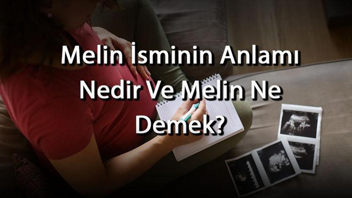 Melin Sminin Anlam Nedir Ve Melin Ne Demek Melin Ad N N Zellikleri