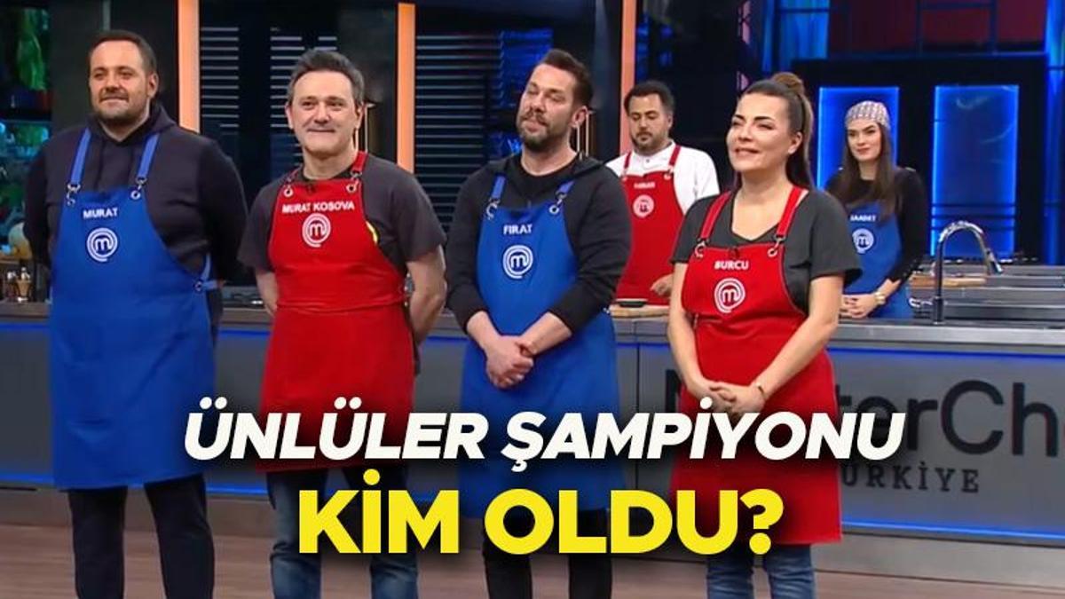 MASTERCHEF ÜNLÜLER ŞAMPİYONU KİM OLDU kim kazandı Kadir Çöpdemir e