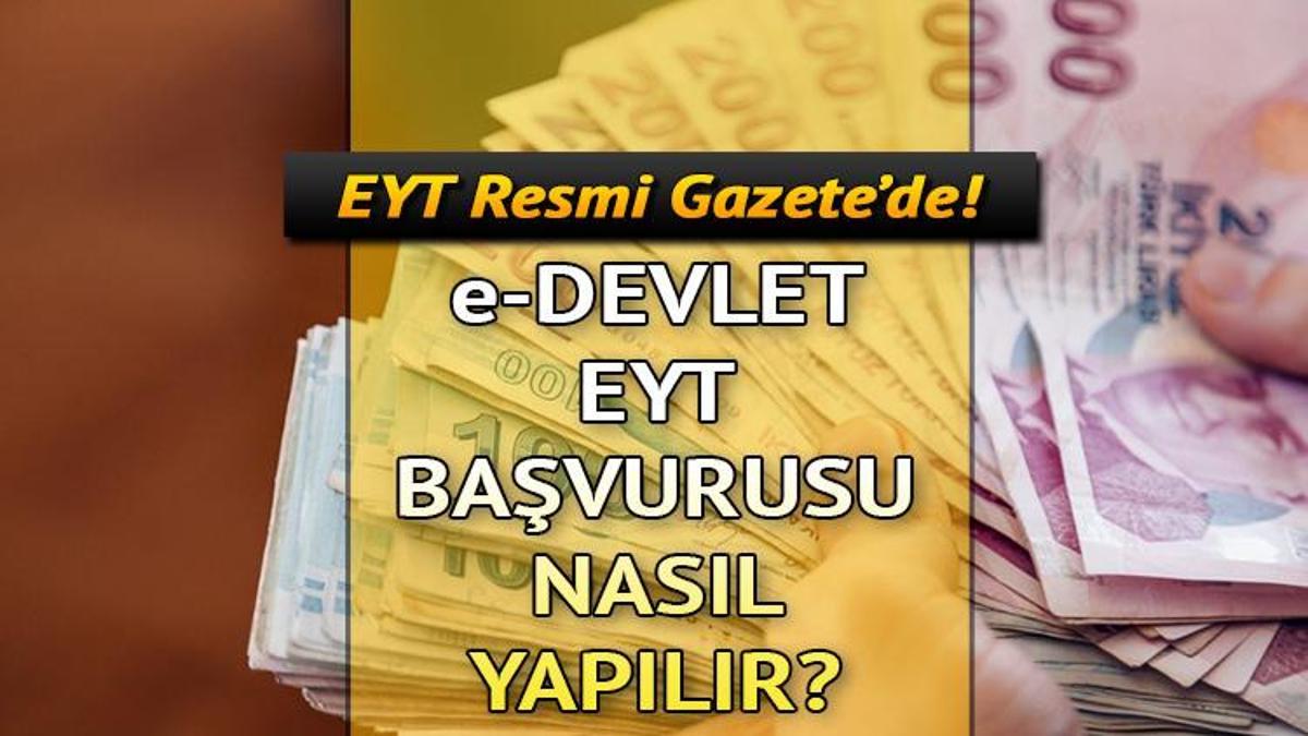 EYT BAŞVURULARI nasıl ve nereden yapılır Başvurular başladı İşte