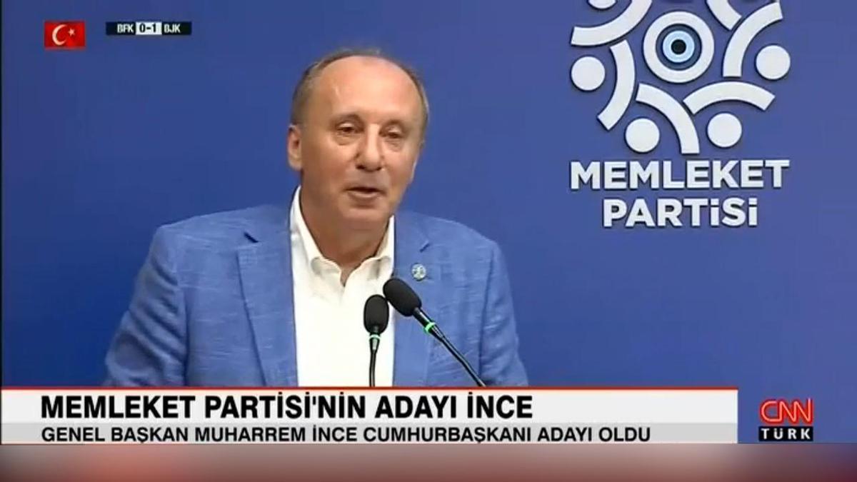 Memleket Partisi Nin Aday Muharrem Nce Oldu Son Dakika Haberleri