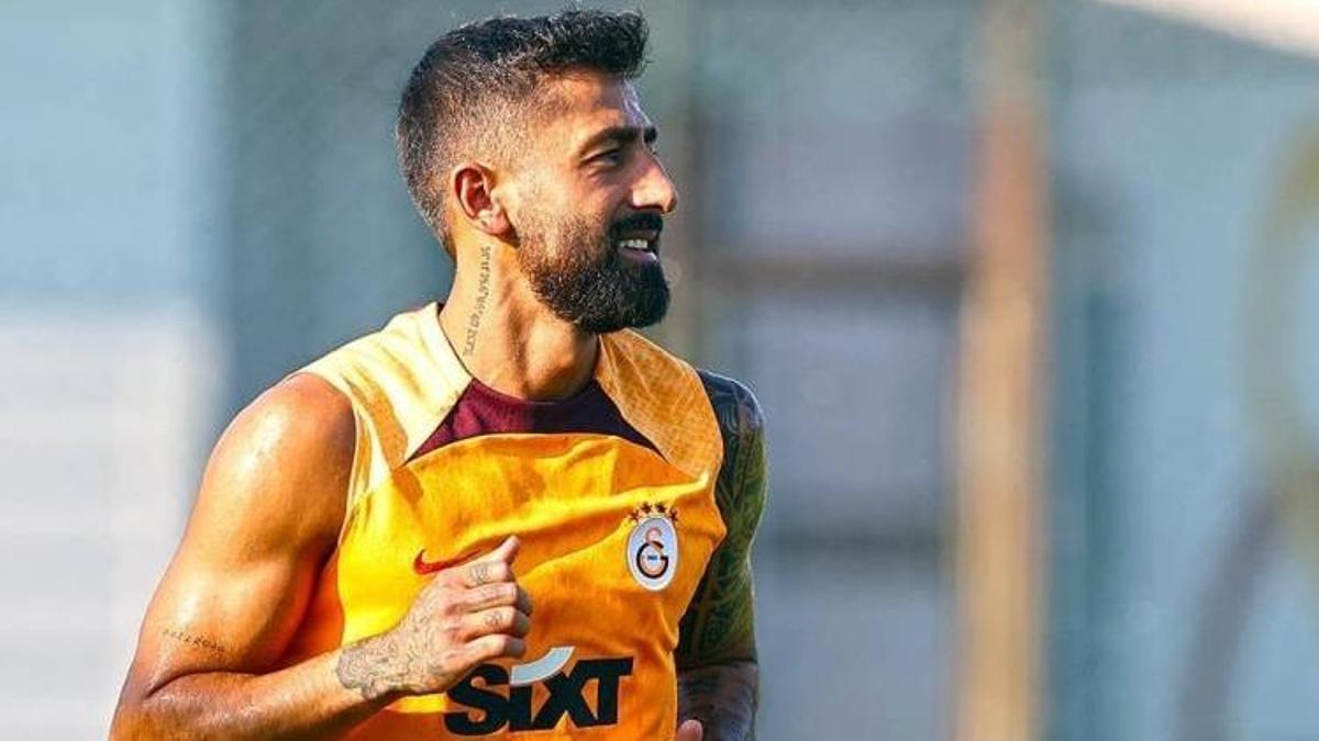 Yeni transfer Kerem Demirbay Galatasaray ile ilk antrenmanına çıktı