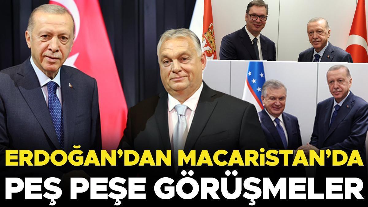 Cumhurba Kan Erdo An Dan Macaristanda Diplomasi Trafi I Son Dakika