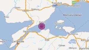 Marmara Denizinde 3, 9 büyüklüğünde deprem