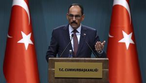 Cumhurbaşkanlığı Sözcüsü İbrahim Kalın, basın mensuplarına açıklamalarda bulundu