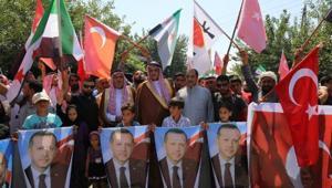Suriyede Türkiyeye teşekkür yürüyüşü