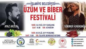 İslahiye’de geleneksel üzüm ve biber festivali yapılacak