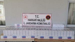 Hakkaride 5 bin paket kaçak sigara ele geçirildi