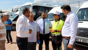 Tokatta okul servisleri denetlendi