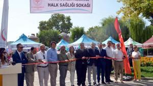 Edirnede Halk Sağlığı Sokağı açıldı