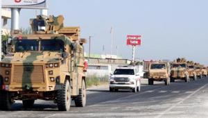 Ortak devriye öncesi sınıra askeri sevkiyat