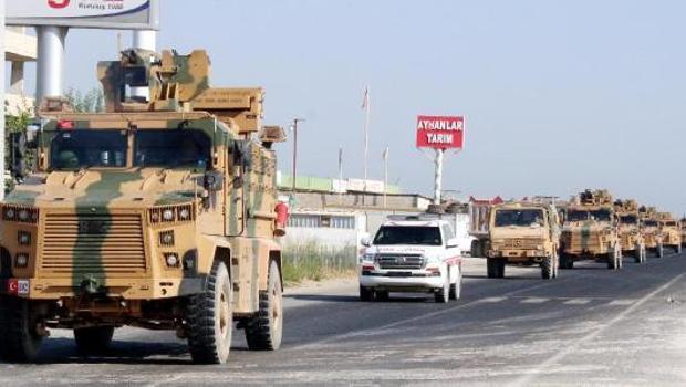 Ortak devriye öncesi sınıra askeri sevkiyat