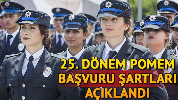 500 kadın polis alımı başvuru şartları belli oldu! 25. Dönem POMEM başvuruları ne zaman?