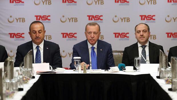Cumhurbaşkanı Erdoğan, ABD Müslüman toplumunun temsilcileriyle bir araya geldi