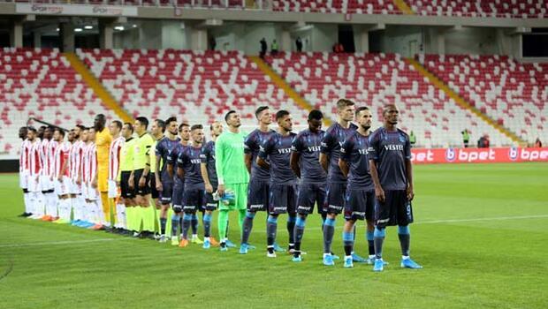 Sivasspor - Trabzonspor maçından kareler