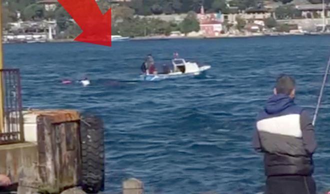 Boğaz'da hareketli dakikalar! Tekne battı... Boğaz'da hareketli dakikalar! Tekne battı...