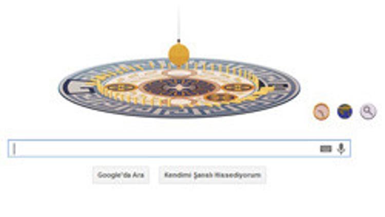 Işık hızını hesaplayan Léon Foucault doodle oldu