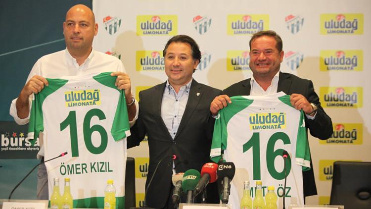 Bursaspor'da Uludağ Limonata ile iş birliği devam ediyor