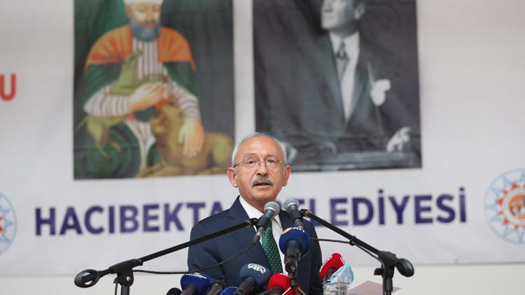 CHP Genel Başkanı Kılıçdaroğlu, Hacı Bektaş Veli'yi Anma Törenleri'nde konuştu
