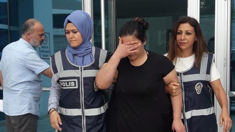 Suç makinesi kadın mangal başında yakalandı