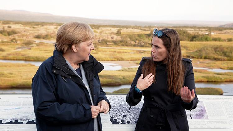 Thingvellir Milli Parkı’nı gezdi