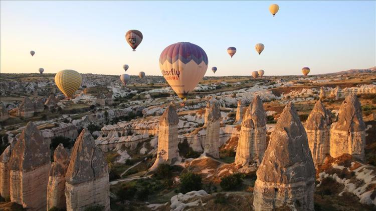 Kapadokya’da turist sayısı yüzde 13,5 arttı