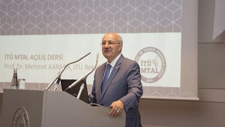 İTÜ Ortaköy MTAL'in ilk dersi rektörden