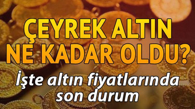 Çeyrek altın bugün ne kadar? 22 ayar bileziğin gram fiyatı ne kadar?