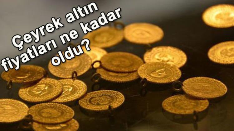 Kapanışta altın fiyatları ne kadar oldu? 12 Eylül anlık çeyrek altın fiyatları
