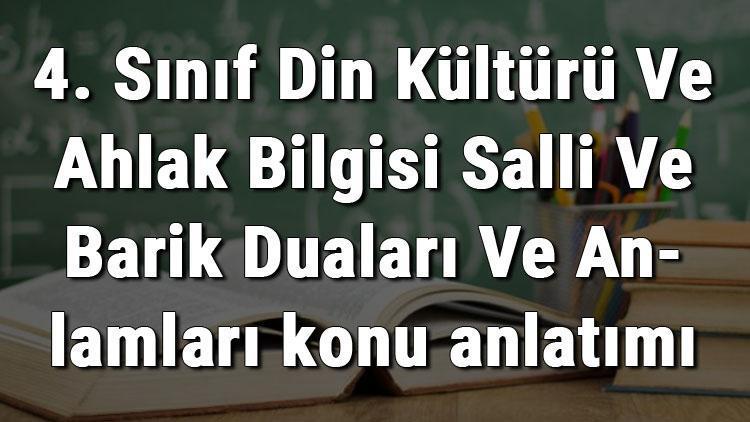 S N F Din K Lt R Ve Ahlak Bilgisi Salli Ve Barik Dualar Ve