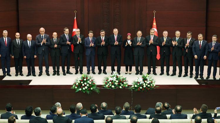 Cumhurbaşkanı Erdoğan Yeni Kabineyi açıkladı İşte yeni bakanlar