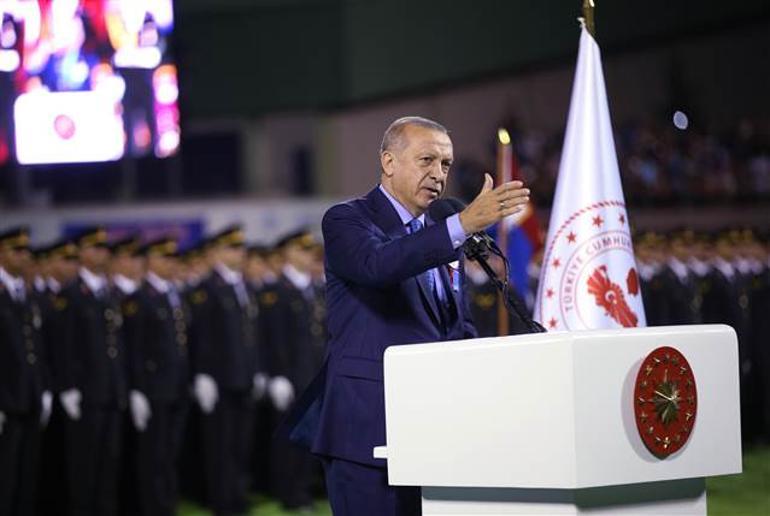 Cumhurbaşkanı Erdoğan: Şehit ailelerini kapı önüne koyanları biz de kapının önüne koyarız