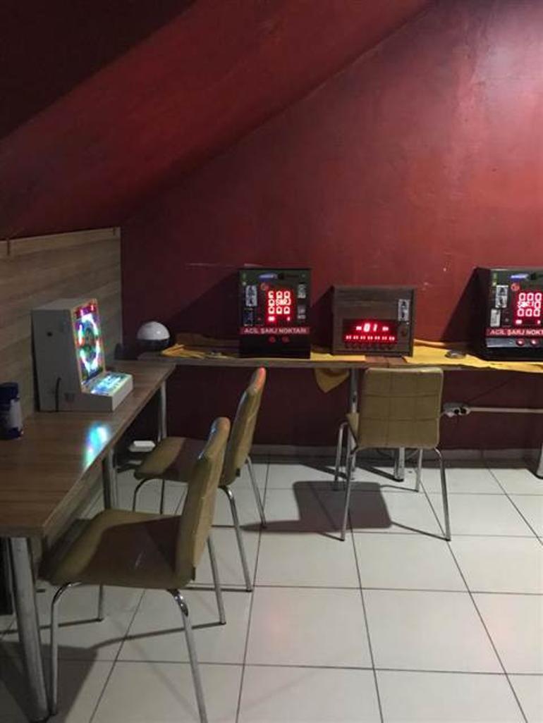 Polis ekipleri yakaladı Hızlı şarj aletlerini kumar makinesine çevirmişler