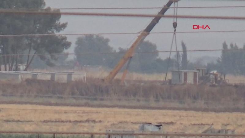 ABD'nın zırhlı kulübeleri teröristlerin mevzilerine yerleştiriliyor