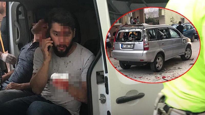 Şok cihazlı, demirli, sopalı meydan kavgası kamerada
