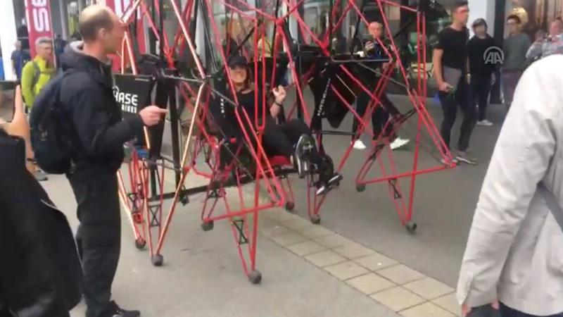 "Örümcek bisiklet" ilgi odağı oldu