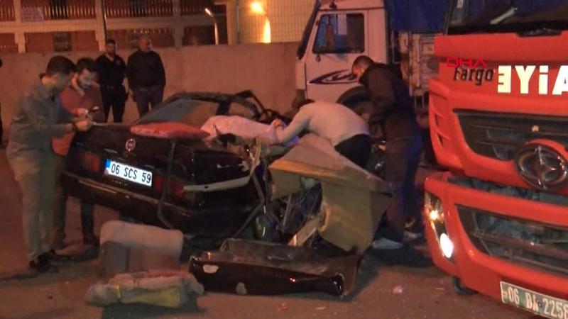 Ankara'da 'Drift' kovalamacası: 2 ölü, 1 yaralı
