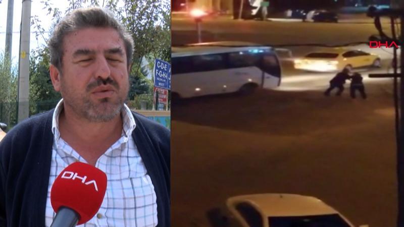 Taksinin aynasını kırdığı için kadını döven taksici konuştu