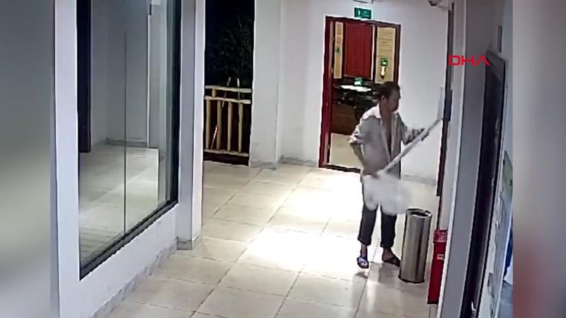 Çin'deki ilginç hırsızlık kamerada