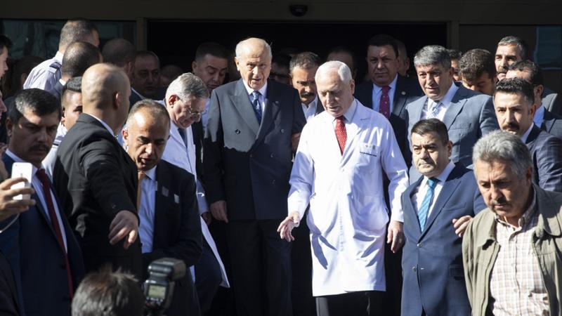 MHP Genel Başkanı Devlet Bahçeli taburcu oldu