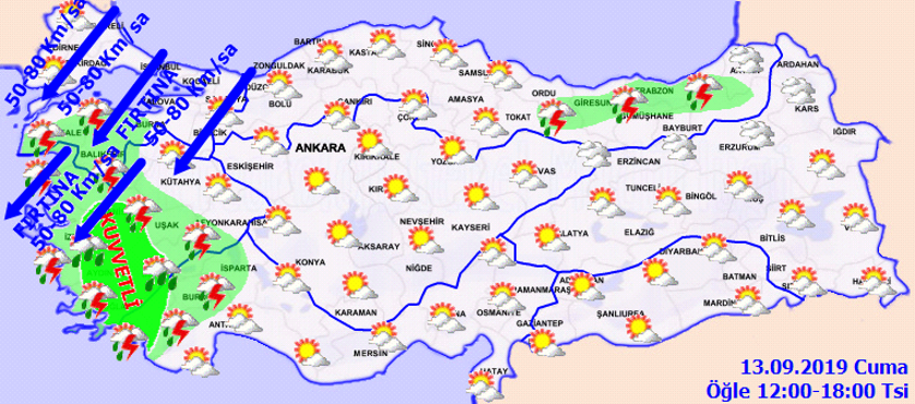 MGMden son dakika hava durumu uyarısı: Saatte 80 km hızı bulacak