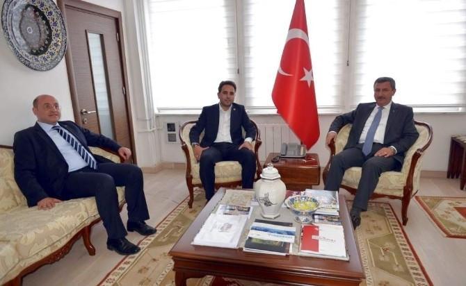 Baskan Cetinbas Dan Gazetemize Ziyaret