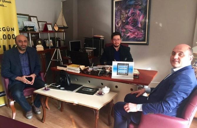 Baskan Cetinbas Dan Gazetemize Ziyaret