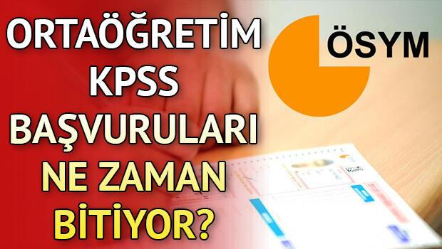 Lise KPSS başvurusu ne zaman hangi gün sona erecek? İşte ...