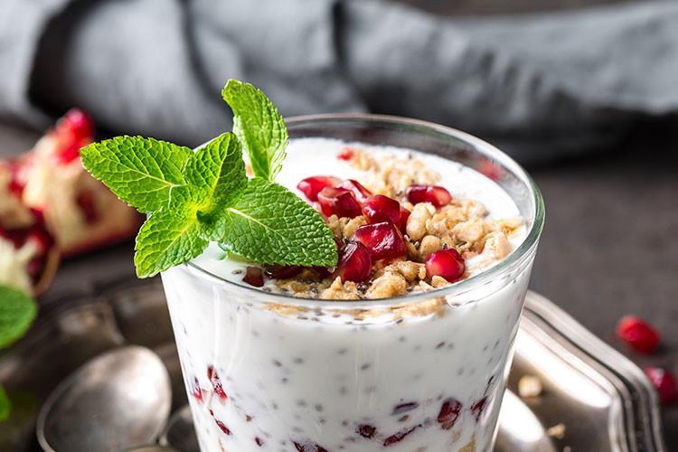 Narlı chia puding tarifi Diyet Tarifler