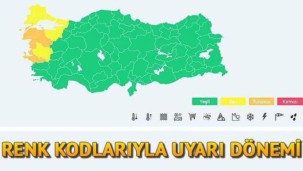 MeteoUyarı nedir? Meteorolojik renk kodları ne anlama geliyor?