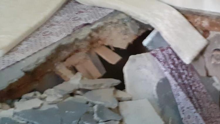Gaziantep�te evde çökme 6 yaralı