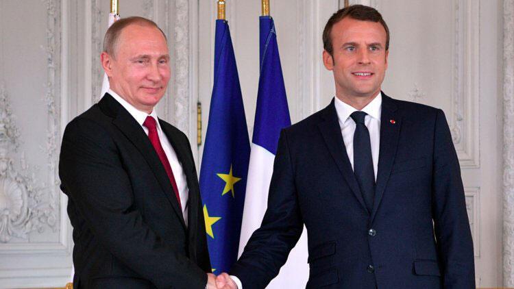 Putin ve Macron telefonda Suriye'yi görüştü