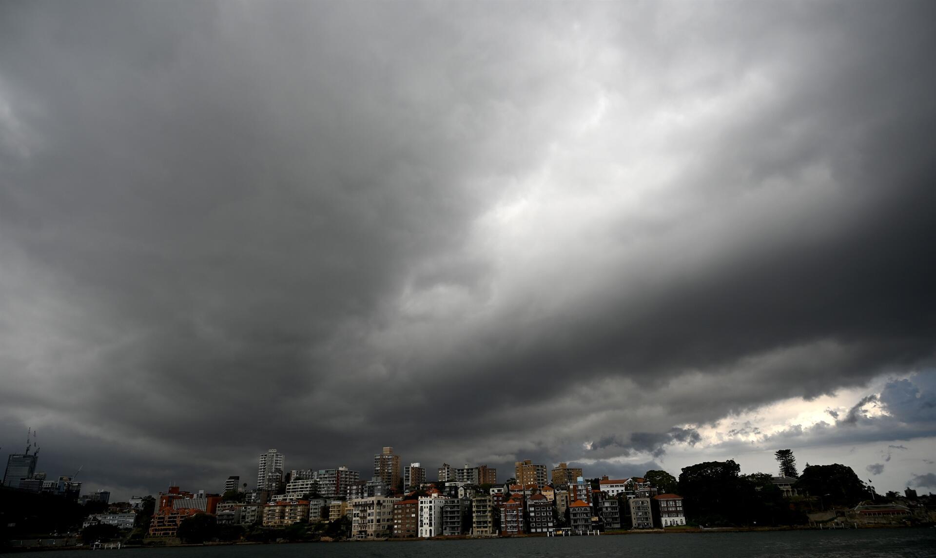 Clouds gather pollution