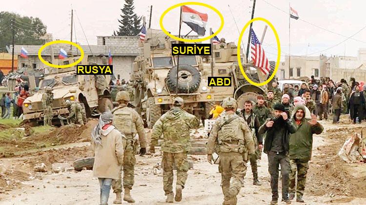Rusya ve ABD zırhlı araçları Suriye'de karşı karşıya geldi.. ile ilgili görsel sonucu